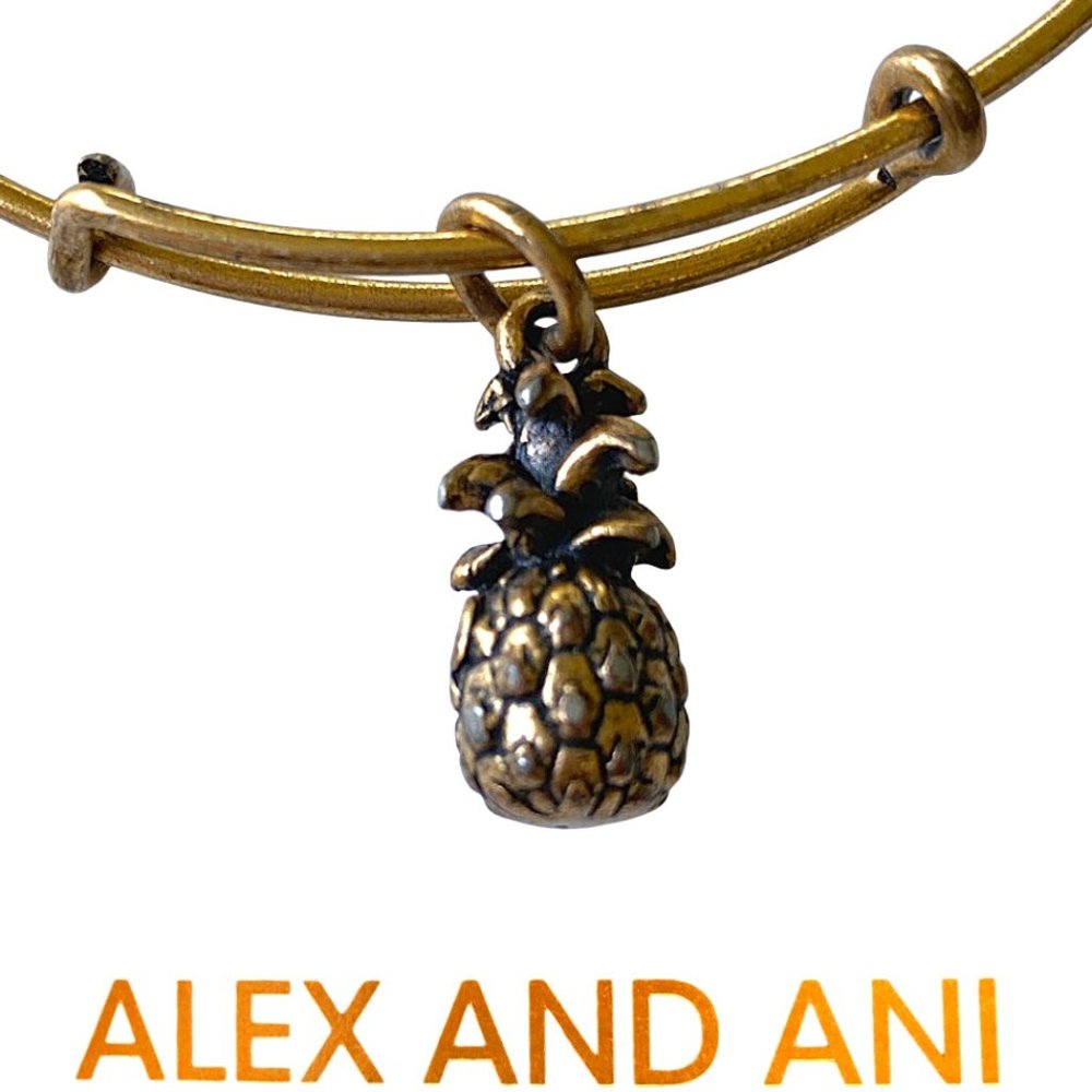 Alex and Ani Pineapple Bangle Bracelet